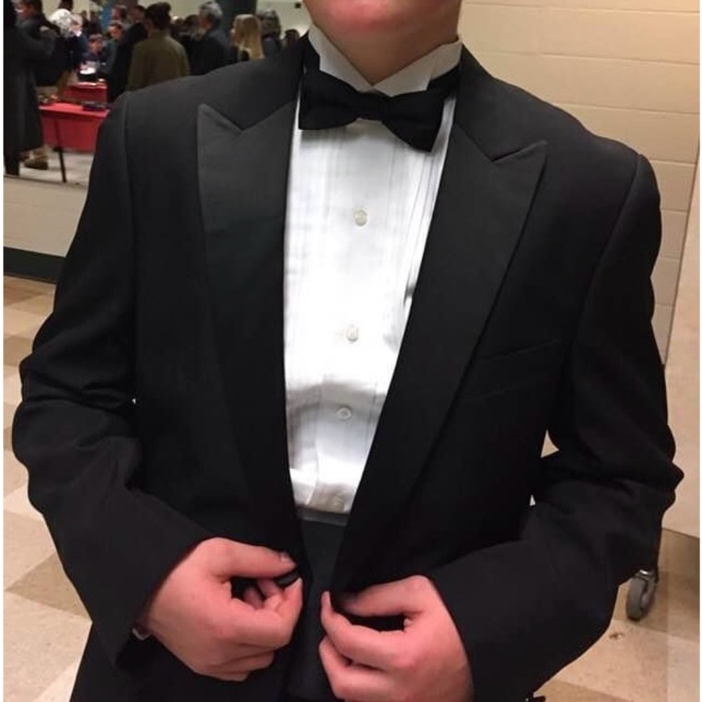 Arthur James Black Tuxedo Jacket and Shirt